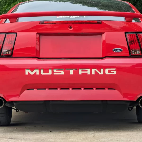 99-04 Ford Mustang Bumper Letters Insert Accent Decals