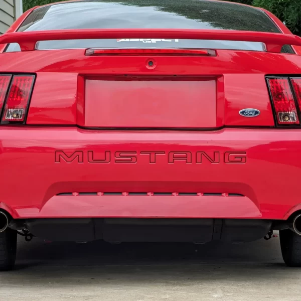 99-04 Ford Mustang Bumper Letters Insert Accent Decals - Image 2