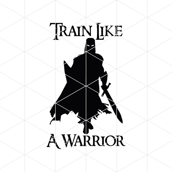 Train Like A Warrior Decal