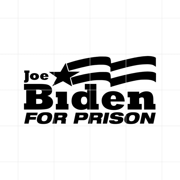 Joe Biden For Prison Decal