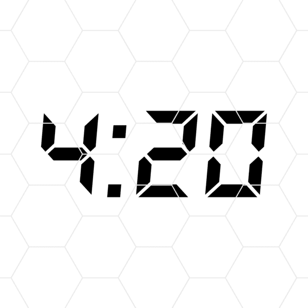 420 Oclock Decal