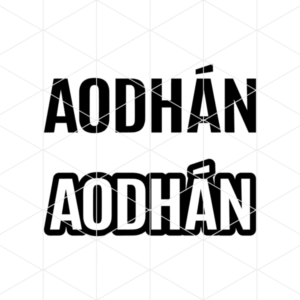 AODHAN WHEELS DECAL
