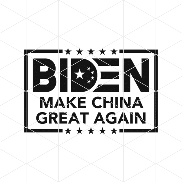 Biden Make China Great Again Decal