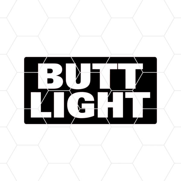 Butt Light Decal