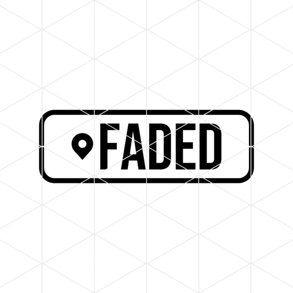 Faded Location Decal