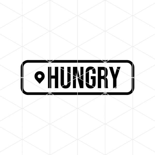 Hungry Location Decal