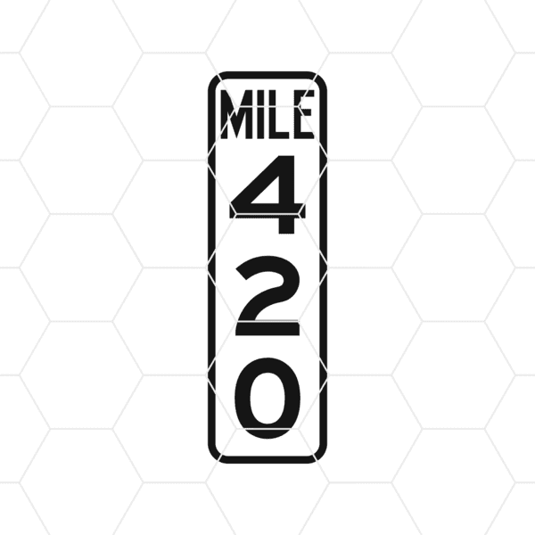 Mile 420 Decal