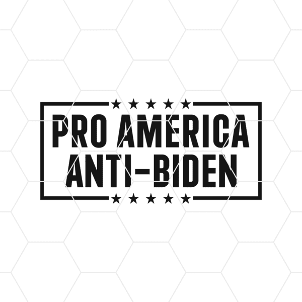Pro America Anti Biden Decal