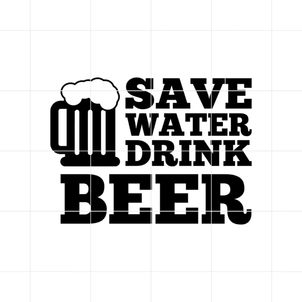 Save Water Drink Beer Decal