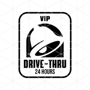 VIP Taco Bell Decal