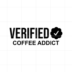 Verified Coffee Addict Decal