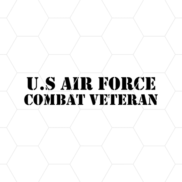 US Air Force Combat Veteran Decal