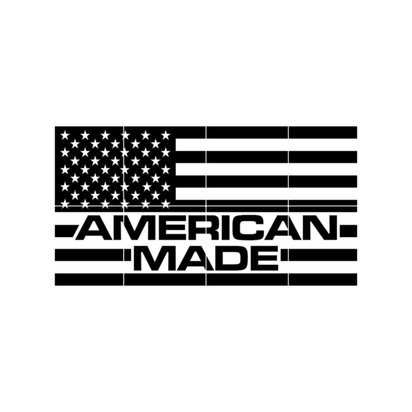 American Made Flag Decal