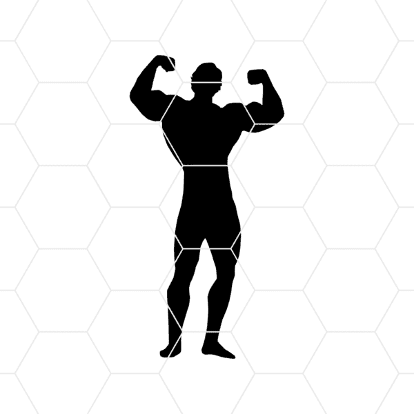 Arnold Pose Silhouette Decal 4