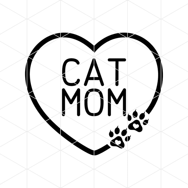 Cat Mom Decal 2