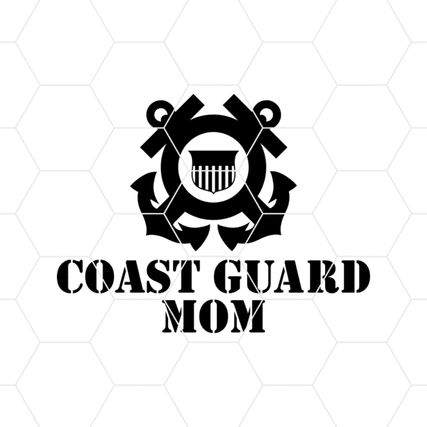 Coast Guard Mom Decal