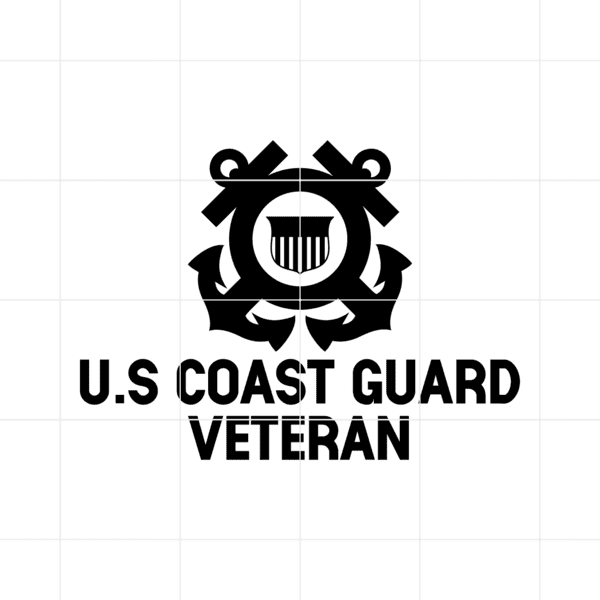 US Coast Guard Veteran Decal