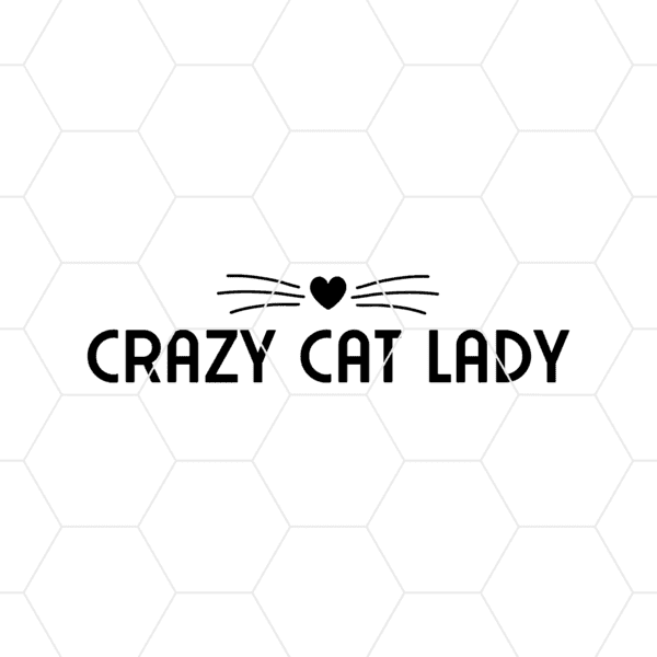 Crazy Cat Lady Decal - Premium Transfer Sticker