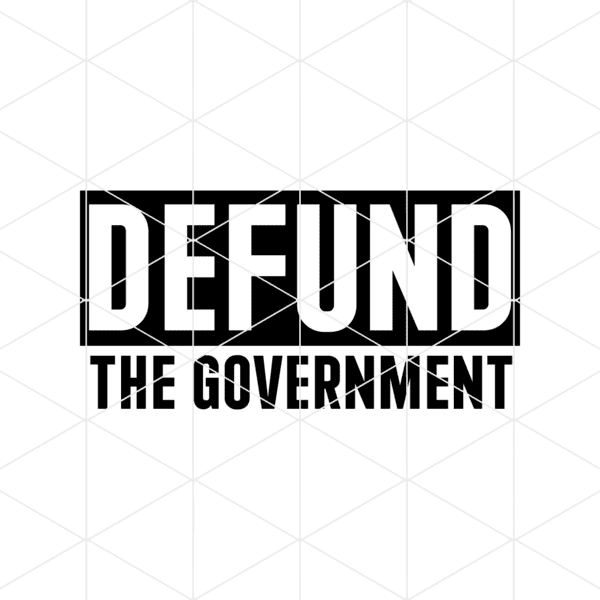 Defund The Government Decal
