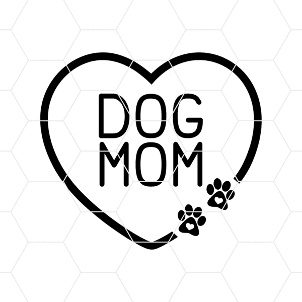 Dog Mom Decal 2