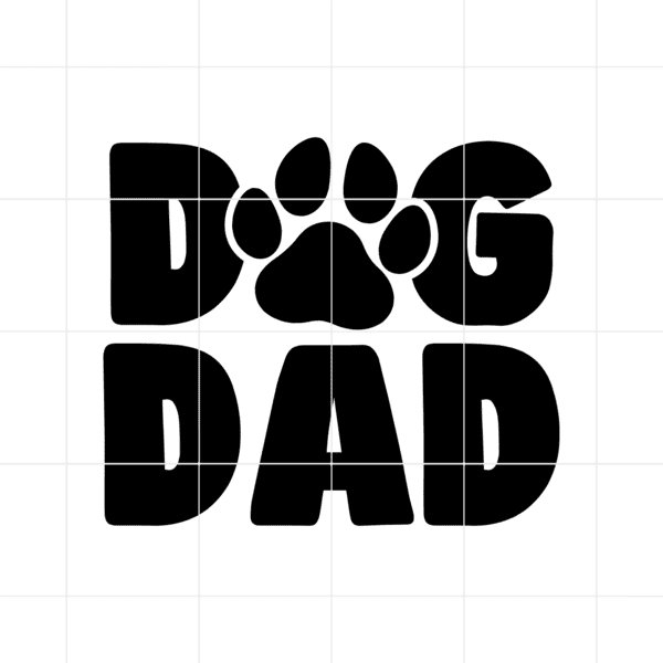 Dog Dad Decal