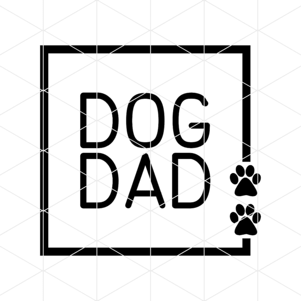 Dog Dad Decal 2