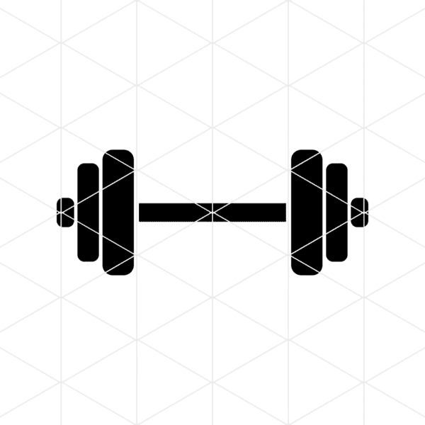 Barbell Decal