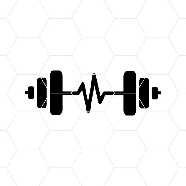 Barbell Heartrate Decal