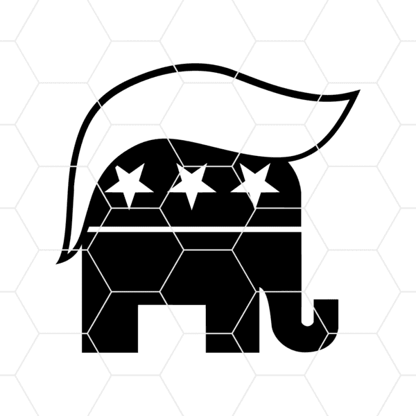 Republican Elephant Trump Decal