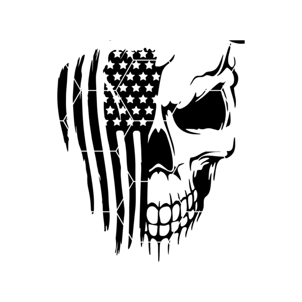 Skull Flag Decal