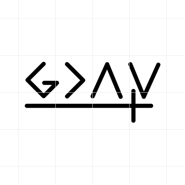 God Is Greater Than The Highs And Lows Decal v2