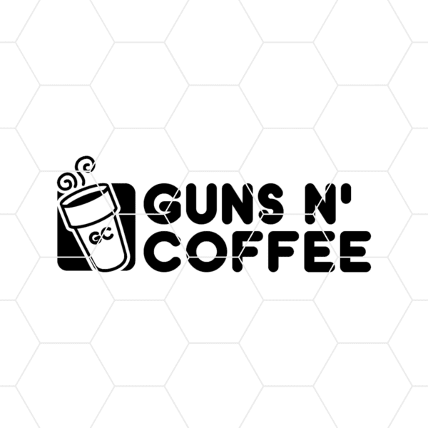 Guns N Coffee Decal