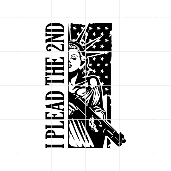 I Plead The 2nd Lady Liberty DECAL