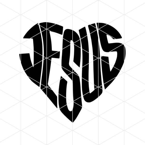 Jesus Heart Decal