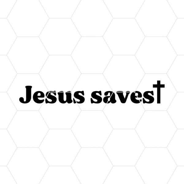 Jesus Saves Decal