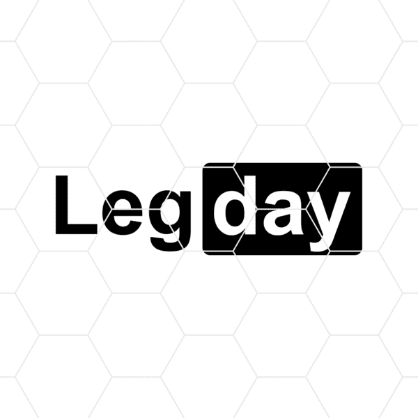 Leg Day Decal