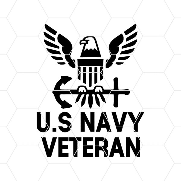 US Navy Veteran Decal