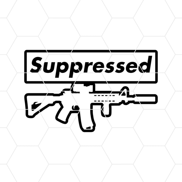 Suppressed AR Decal