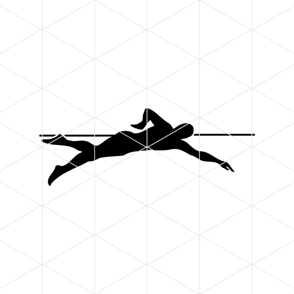 Swimming Decal