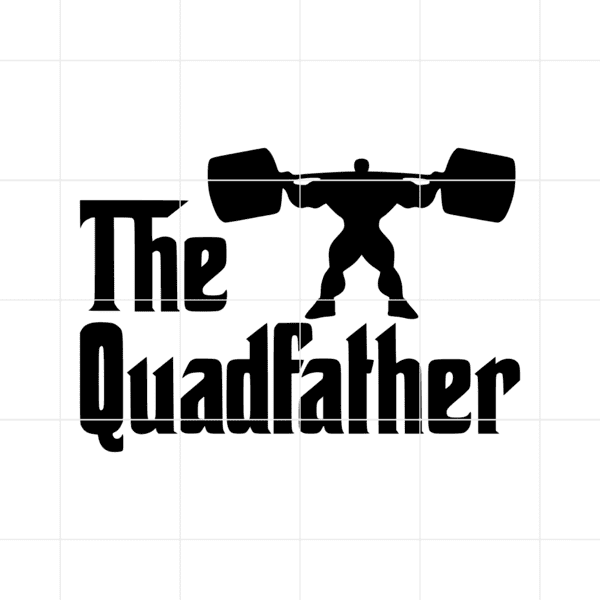 The Quadfather Decal