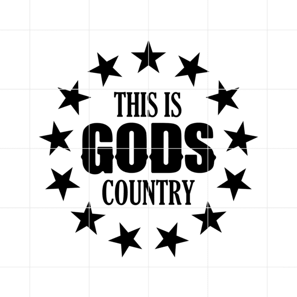 This Is Gods Country Decal