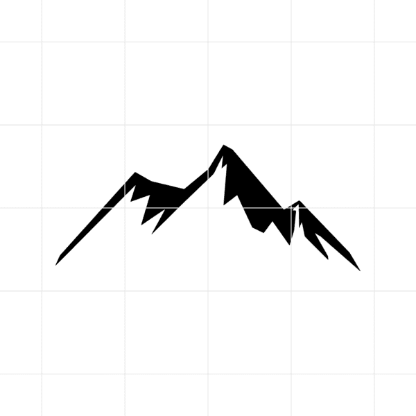 mountain decal