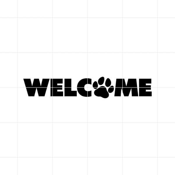 Welcome Dog Decal