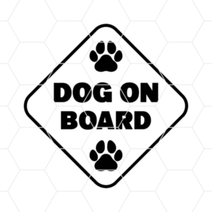 Dogs On Board Decal