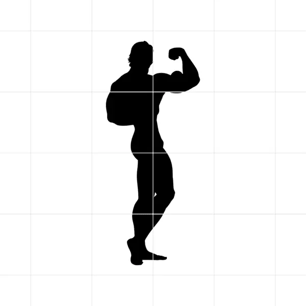 Arnold Pose Silhouette Decal 1