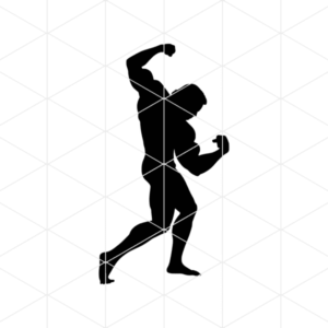 Arnold Pose Silhouette Decal 3