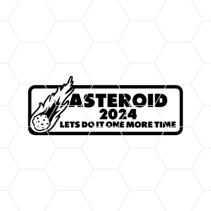 Asteroid 2024 Decal