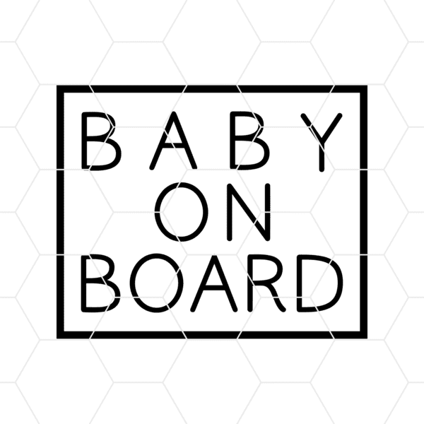 Baby On Board Decal 5