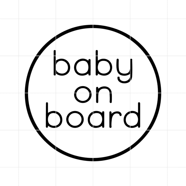 Baby On Board Decal 4