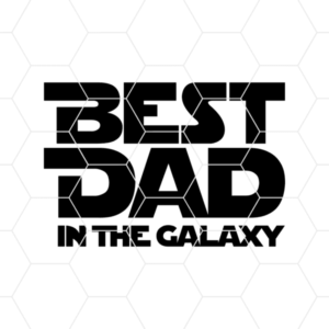 Best Dad In The Galaxy Decal